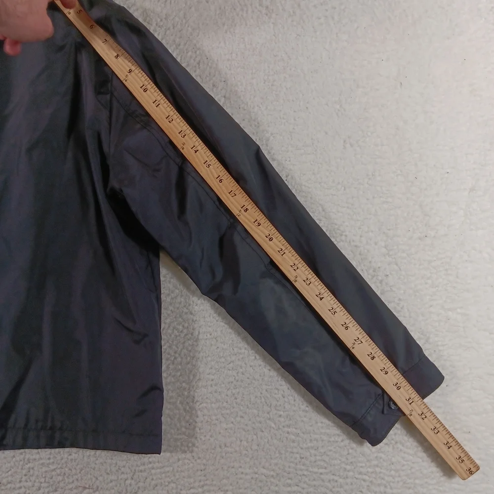Banana Republic Jacket Mens Medium Black Harrington Bomber Performance Golf